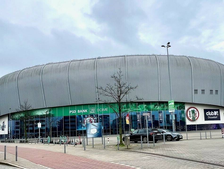 Veranstaltungshalle in Düsseldorf: Vor der Eishockey-Weltmeisterschaft – der Dome wird umgebaut