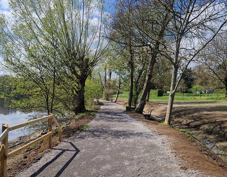 Naherholung in Heiligenhaus: Spazierweg am Stauteich ist wieder frei