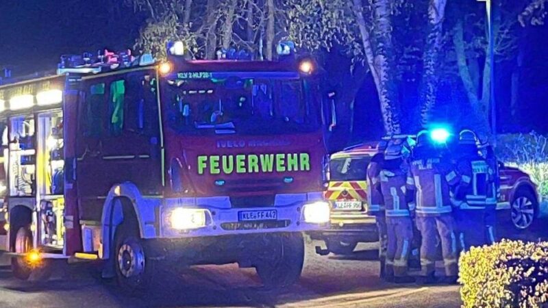 An der Kuhstraße: Feuerwehr im Klever SOS-Kinderdorf im Einsatz