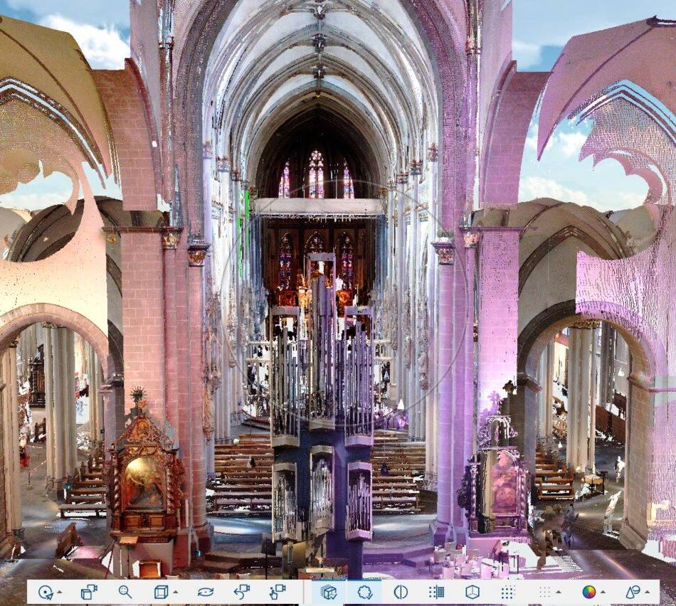 3D-Aufnahmen machen Schäden sichtbar: Der Xantener Dom unterm Laser