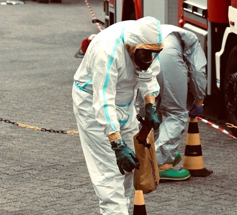 Gewerbegebiet Niederkrüchten: Großübung des ABC-Zuges West des Kreises Viersen und der Freiwilligen Feuerwehr