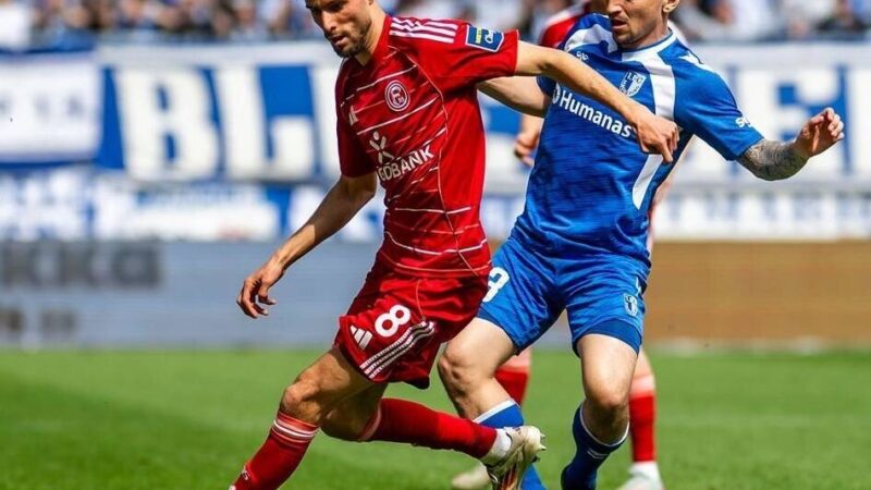 Im Anschluss an einen Oberdorf-Zweikampf: Großer Unterschied zu Fortuna – bemerkenswerte Szene in der 18. Minute auf der Werbebande