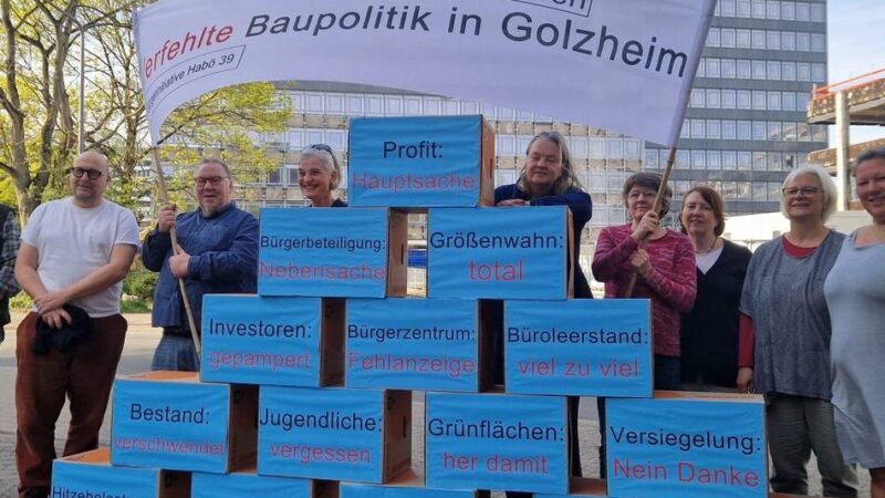 Am Kennedydamm in Düsseldorf: Bürgerinitiative gibt nicht auf – Weiterer Protest gegen Hochhaus-Projekt