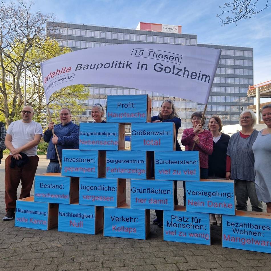 Am Kennedydamm in Düsseldorf: Bürgerinitiative gibt nicht auf – Weiterer Protest gegen Hochhaus-Projekt