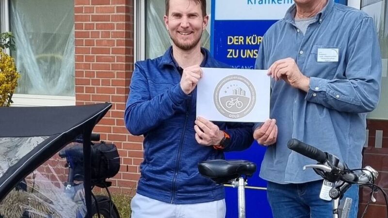 Alternative zum Auto: Nettetaler Krankenhaus ist fahrradfreundlicher Arbeitgeber