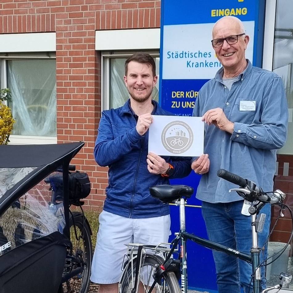 Alternative zum Auto: Nettetaler Krankenhaus ist fahrradfreundlicher Arbeitgeber