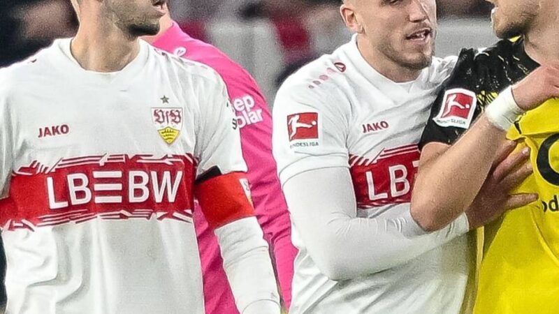 „Hat sich natürlich entladen“: Stuhl fliegt, Trainer-Wortgefecht – VfB und BVB emotional