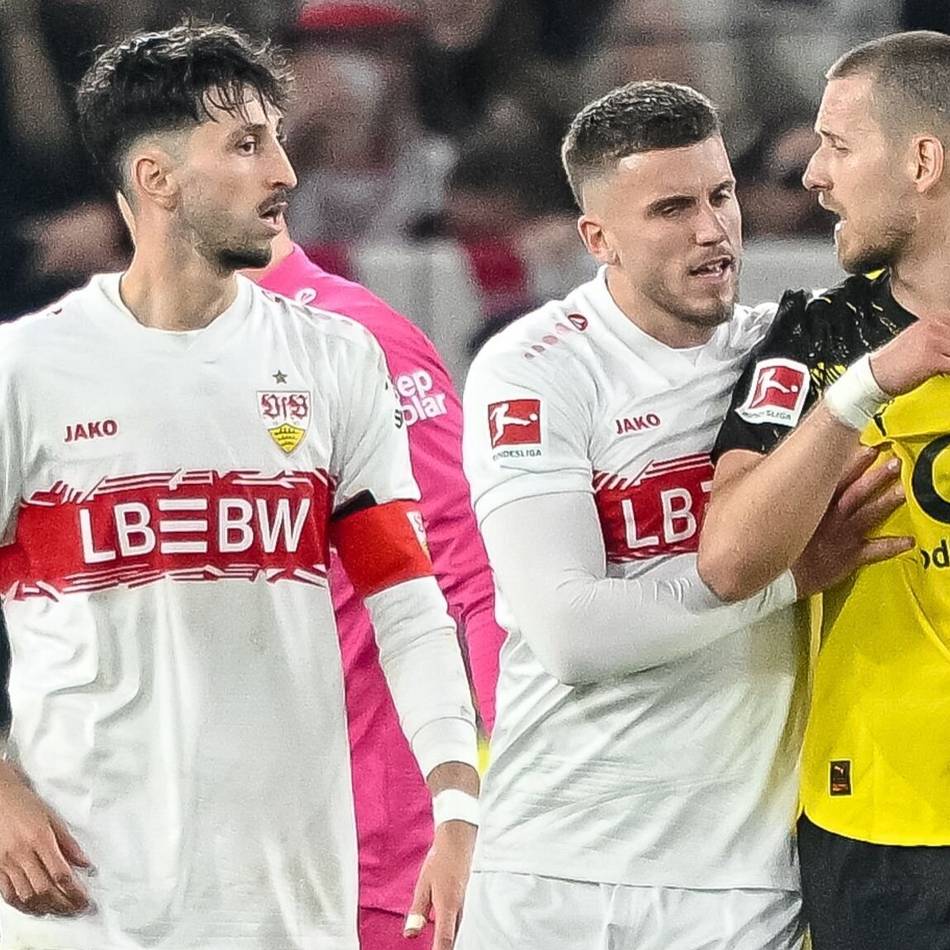 „Hat sich natürlich entladen“: Stuhl fliegt, Trainer-Wortgefecht – VfB und BVB emotional