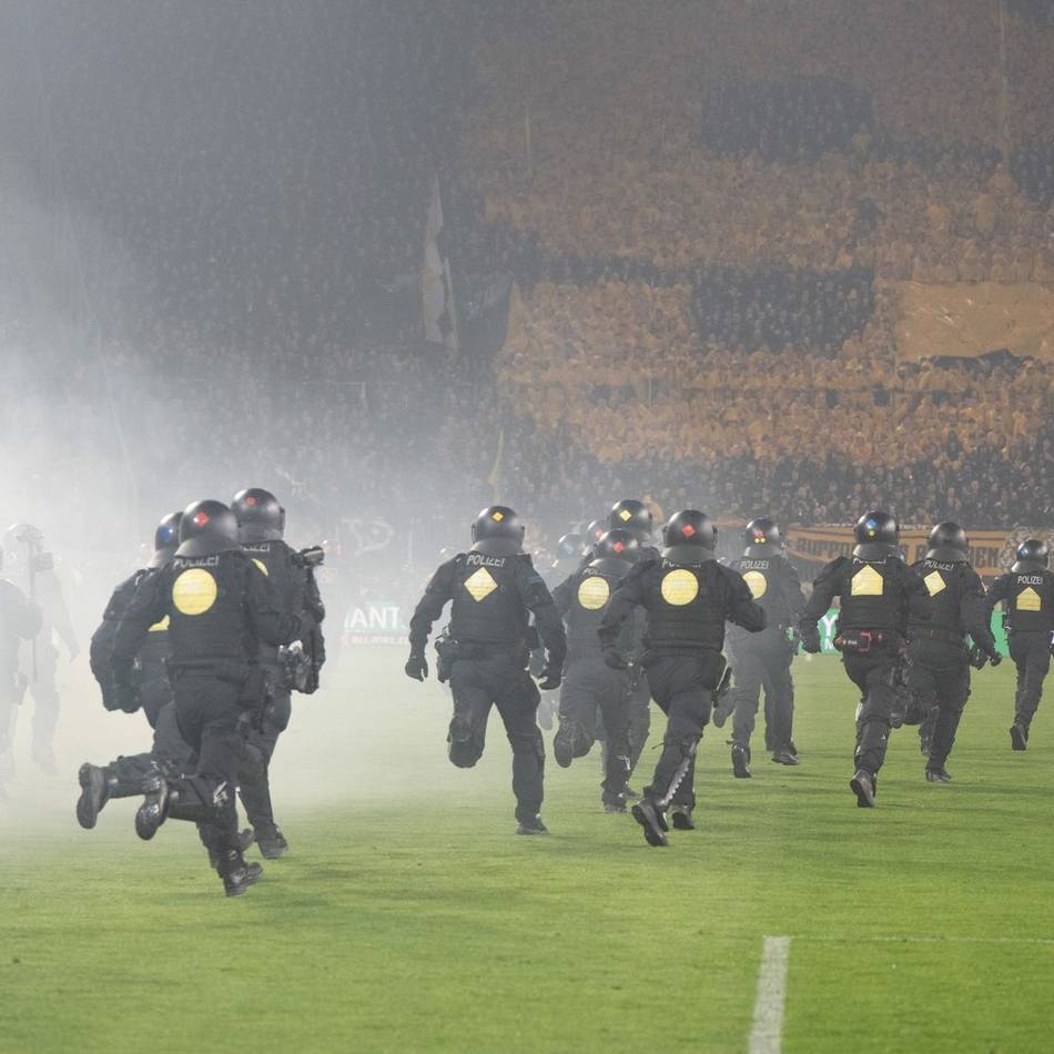 Hertha siegt bei Dynamo mit 1:0: „Bilder, die man nicht sehen will“ – Fan-Krawalle überschatten Zweitliga-Topspiel