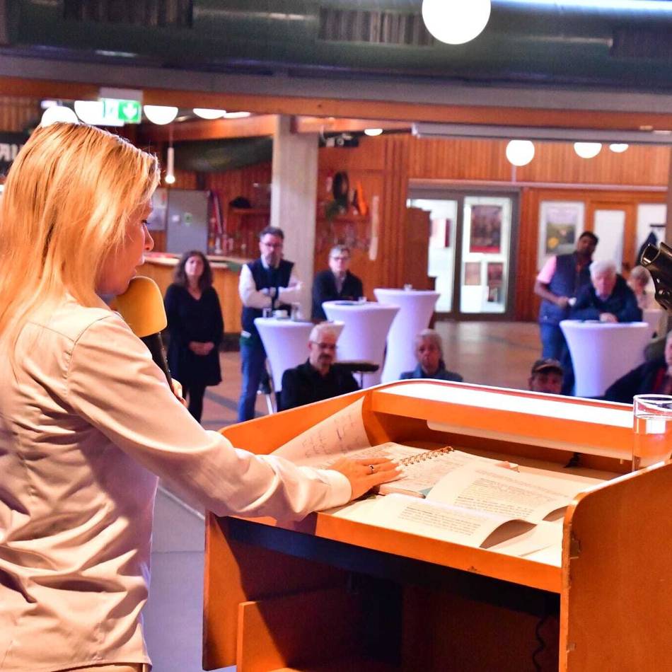 Stadtspitze im BAB-Talk: Baumberger Freitreppe soll noch 2026 fertig werden