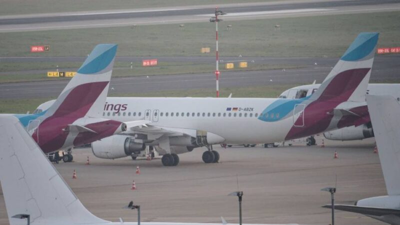 Streik trifft Flughafen Düsseldorf: 27 Eurowings-Flüge und 14 Lufthansa-Flüge für Montag annulliert