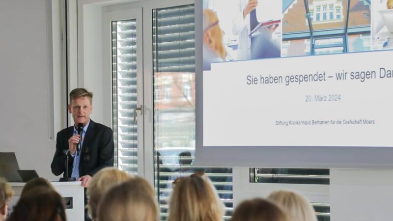 Krankenhaus in Moers: Bethanien dankt seinen Unterstützern