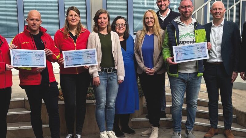 Engagement der Stadtverwaltung Rheinberg: Erlöse des Centsparens im Stadthaus aus zwei Jahren gespendet