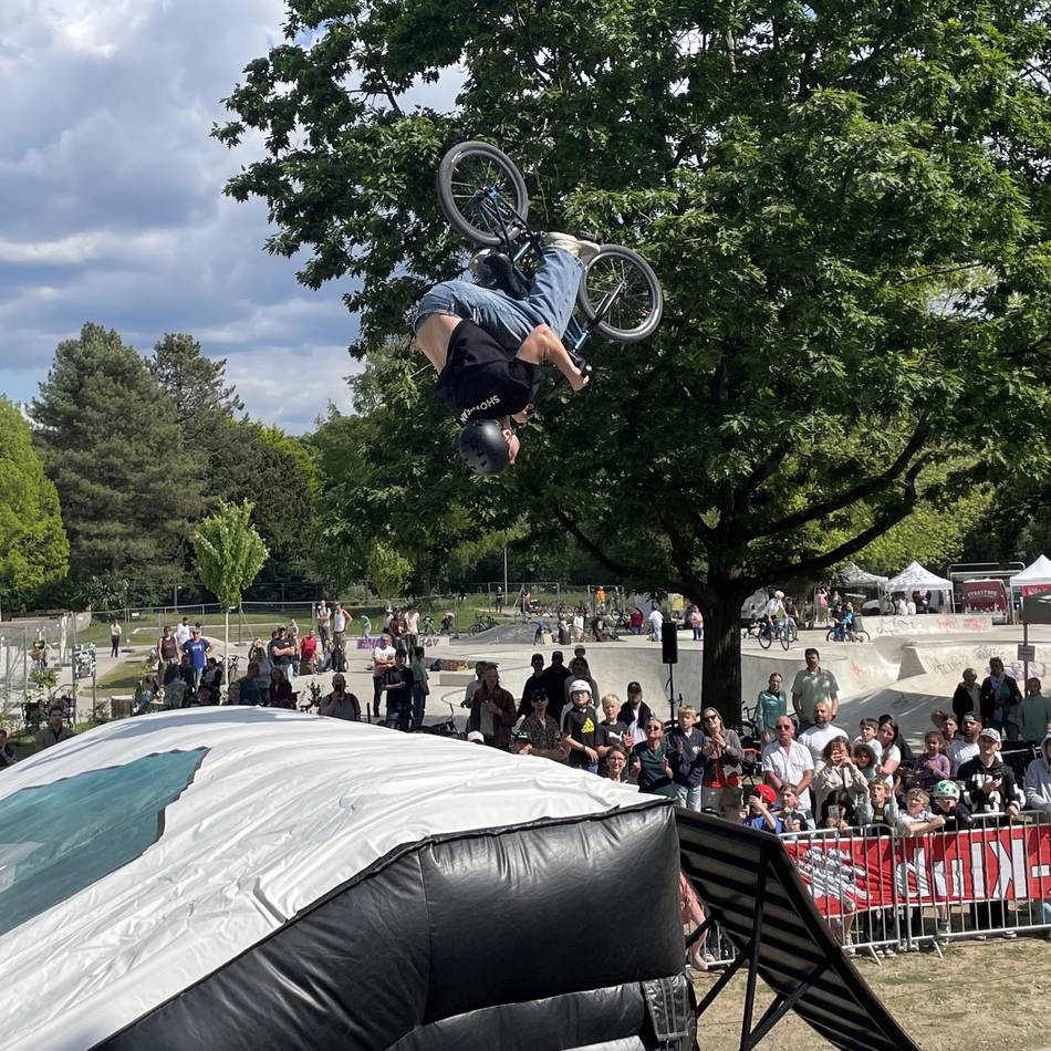 Premiere in Moers: Großer Contest im Skate- und Bikepark