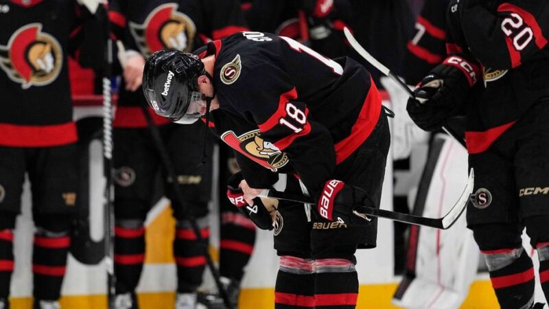 Eishockey: Stützle scheidet mit Ottawa in erster NHL-Playoff-Runde aus