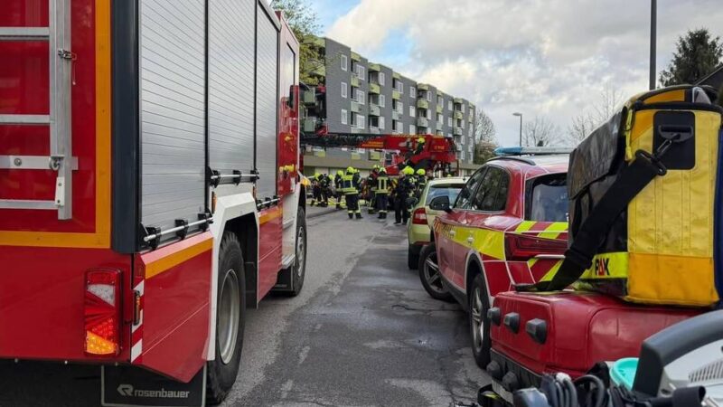 Feuer in Radevormwald: Wäschetrockner in Mehrfamilienhaus brennt