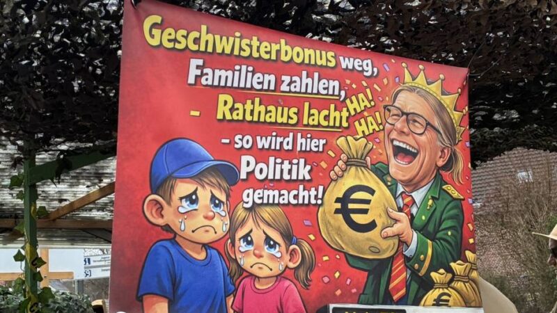 Heftige Kritik am Bürgermeister: Das Tauziehen um den Kita-Geschwisterbonus in Kevelaer geht weiter