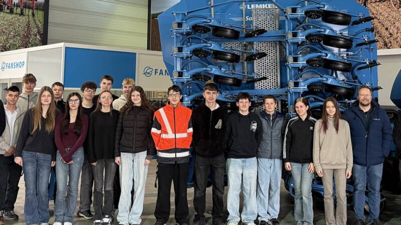 Projekttag bei Landtechnik-Unternehmen: Schüler bekommen Einblicke in die Berufswelt bei Lemken