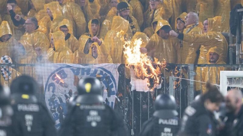 „Keinerlei Diskussionspotenzial“: Stadionverbote und Vereinsausschlüsse – Dynamo will nach Krawallen durchgreifen