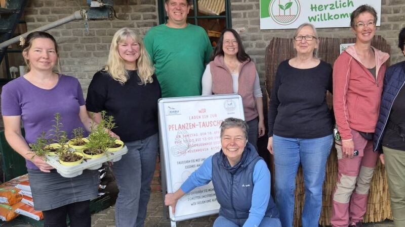 Tauschbörse in Neuenhoven feiert Jubiläum: Ein neues Zuhause für Pflanzen und Kräuter