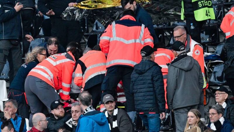 Fußball-Bundesliga: Notfall bei Frankfurt gegen Köln – Zuschauer in kritischem Zustand