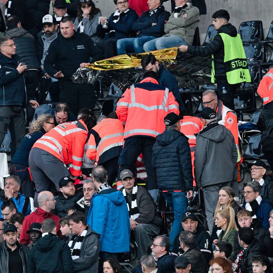 Fußball-Bundesliga: Notfall bei Frankfurt gegen Köln – Zuschauer in kritischem Zustand