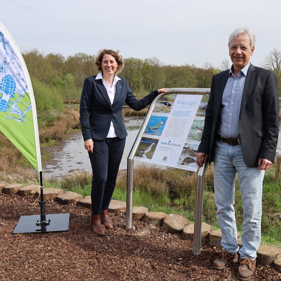 Porjekt des Niersverbandes in Süchteln: Neuer Aussichtspunkt zeigt Naturparadies für Zugvögel