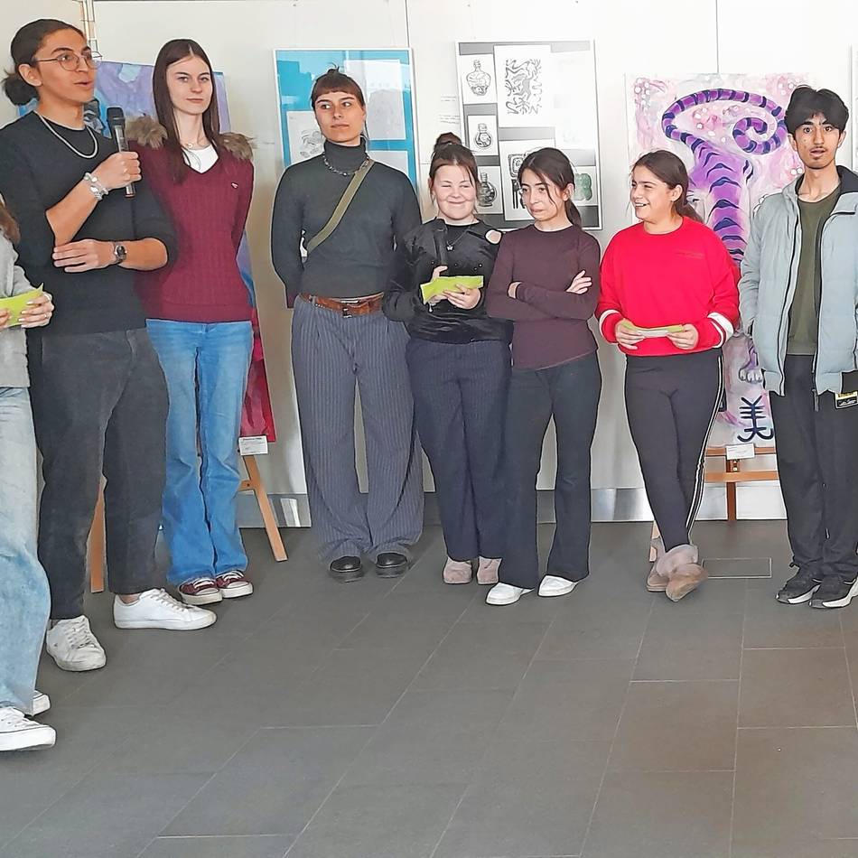 Young Art-Ausstellung im Rathaus: Junge Talente treten
an die Öffentlichkeit