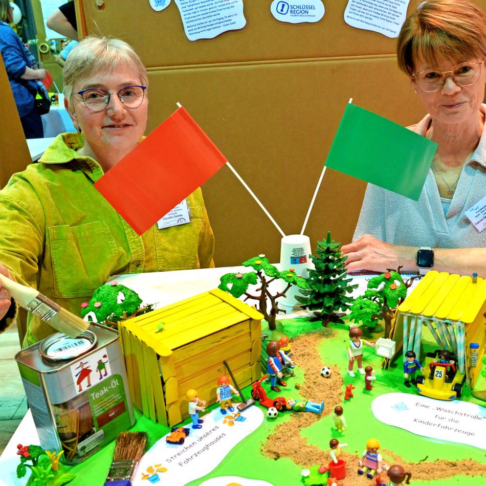 Projektmesse des Vereins Schlüsselregion hilft, kleine und große Wünsche zu erfüllen: Fleißige Hände unterstützen Kindergärten und andere soziale Einrichtungen