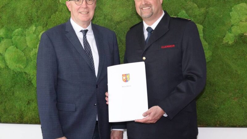 Feuerwehr im Kreis Kleve: Ehemaliger Krefelder Feuerwehrmann wird Kreisbrandmeister