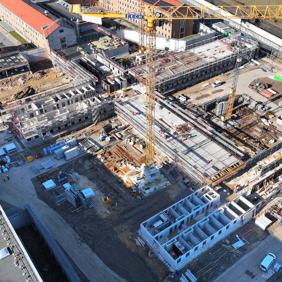Modernisierung JVA Willich I: Die ersten Gefängnis-Rohbauten sind fertig