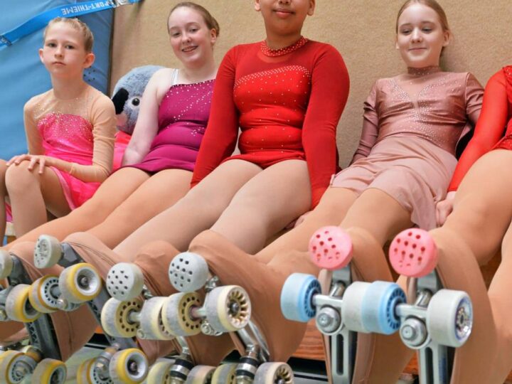 Beim „Velberter Schlüssel“ räumen die Rollsportläuferinnen des gastgebenden Vereins ordentlich ab: RSC Neviges rollt auf den ersten Platz