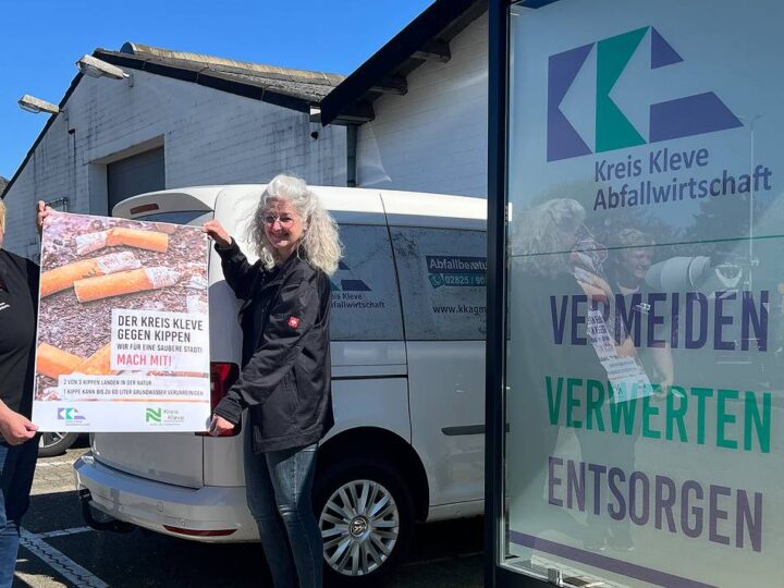Umweltaktion im Kreis Kleve: Rhine Cleanup ruft zum Sammeln von Zigarettenstummeln auf