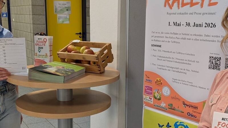 Nette-Food-Rallye in Nettetal: Lokal einkaufen und Stempel für einen Preis sammeln