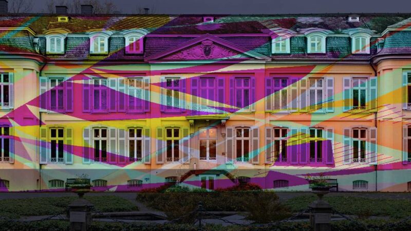 Morsbroicher Kunsttage in Leverkusen: „Lichtkonzert“ lässt Farben und Töne verschmelzen
