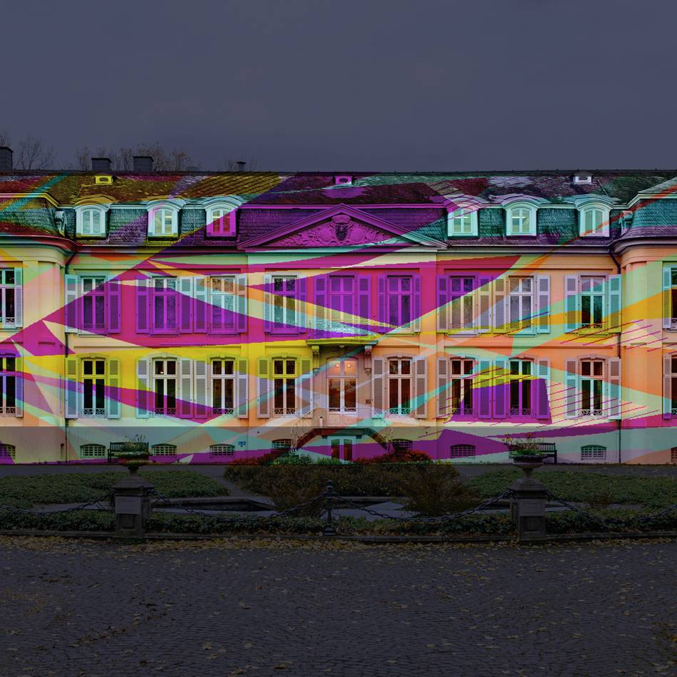 Morsbroicher Kunsttage in Leverkusen: „Lichtkonzert“ lässt Farben und Töne verschmelzen