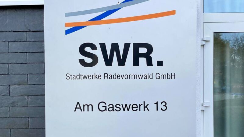 Stadtwerke Radevormwald: Weitere Beeinträchtigungen für den Verkehr an der Telegrafenstraße