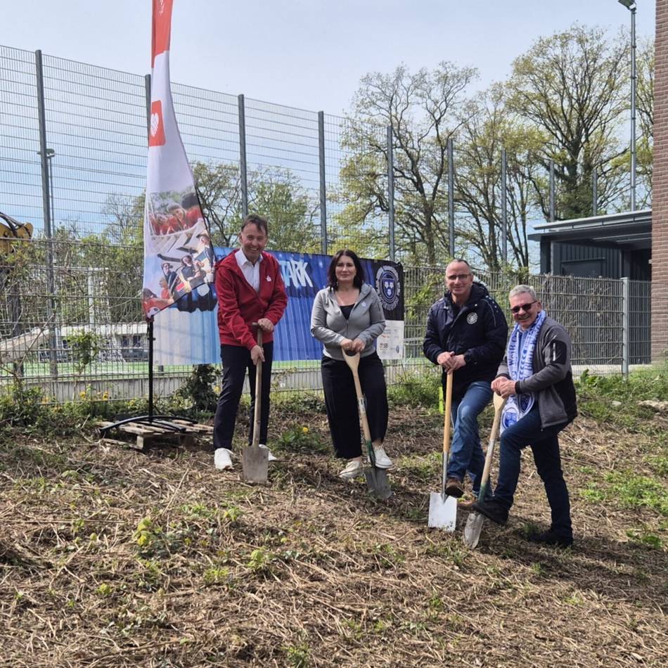 Concordia Viersen: Spatenstich für neues Vereinsheim am Helenenberg