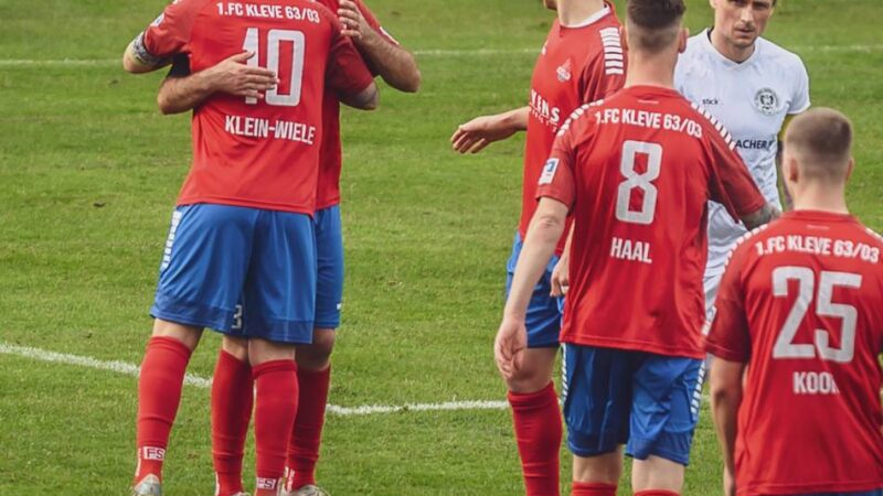 1:0-Heimsieg gegen VfL Jüchen-Garzweiler: Der 1. FC Kleve darf weiter auf den Klassenerhalt hoffen