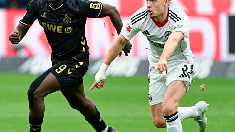 Bundesliga am Sonntag: Köln punktet nach 0:2-Rückstand in Frankfurt – Union und St. Pauli mit Remis