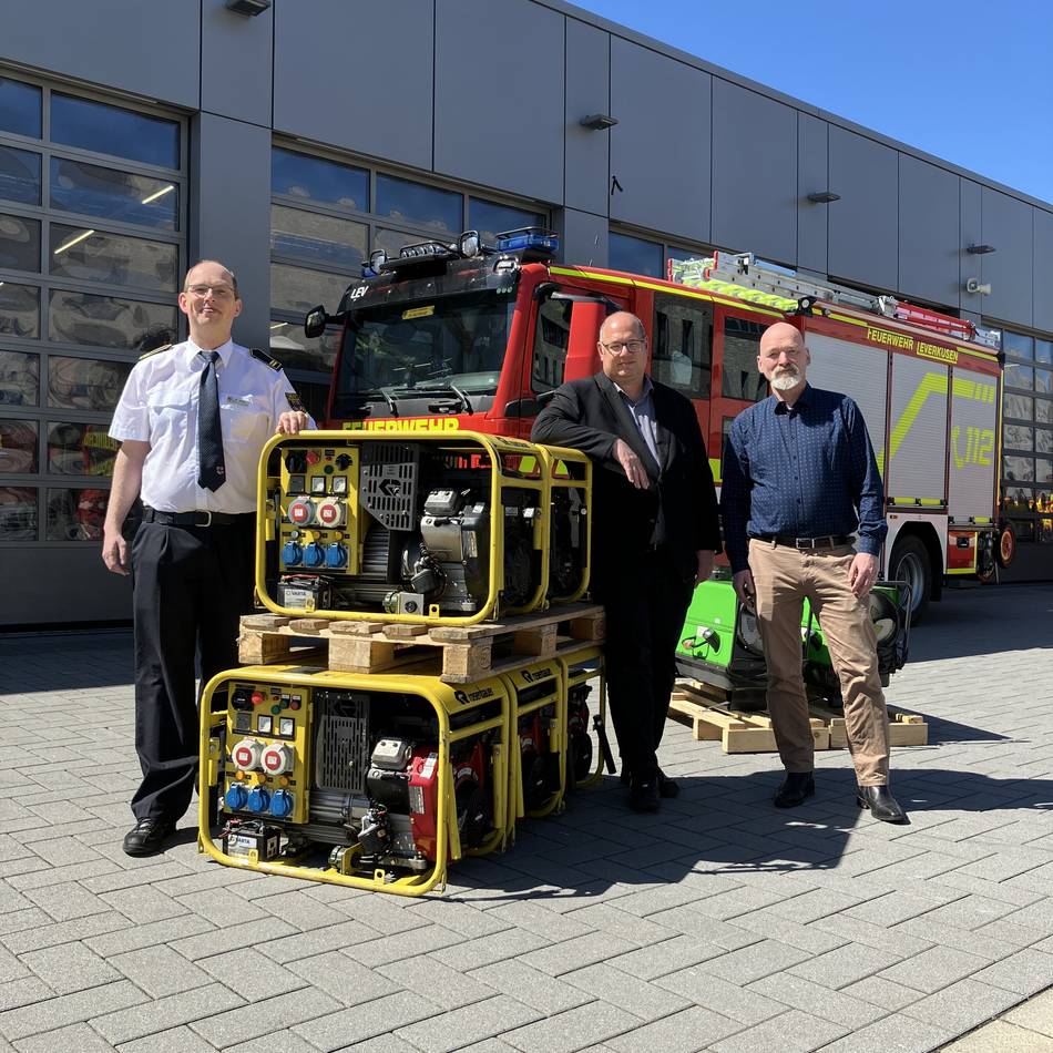 Hilfe für Nikopol: Leverkusen schickt Generatoren in umkämpfte Partnerstadt