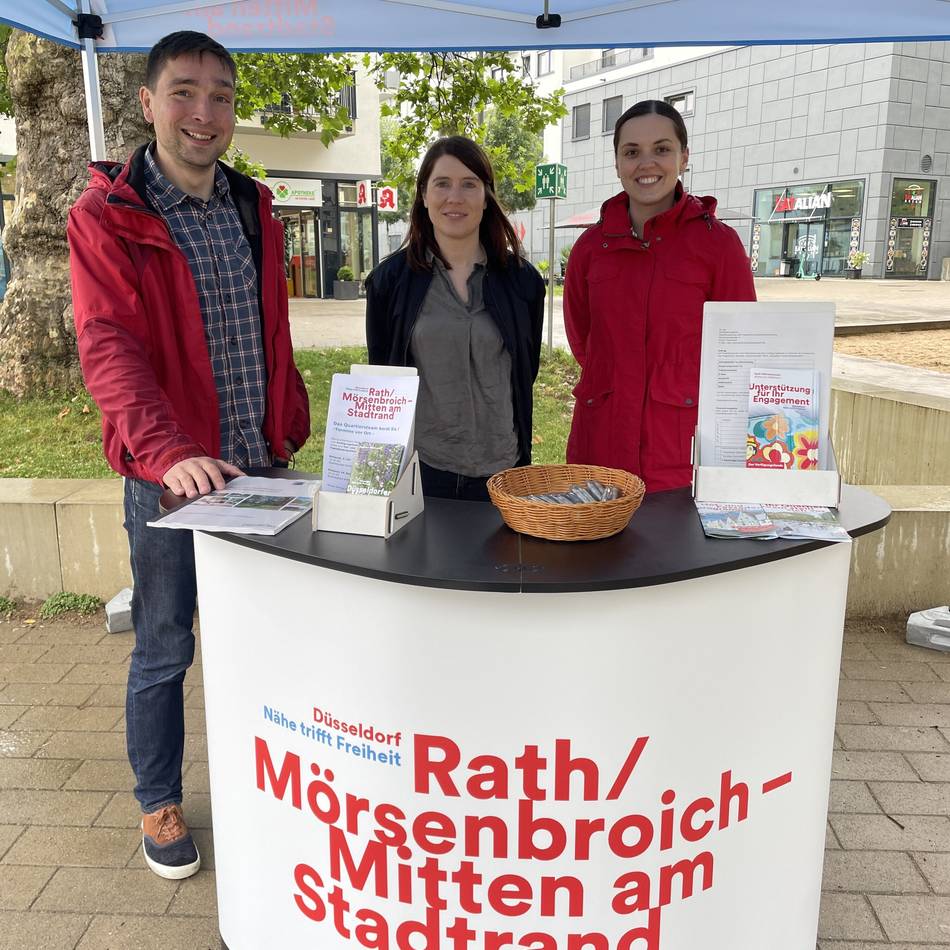 Quartiersentwicklung in Düsseldorf : Tag der Städtebauförderung lockt in den Sportpark