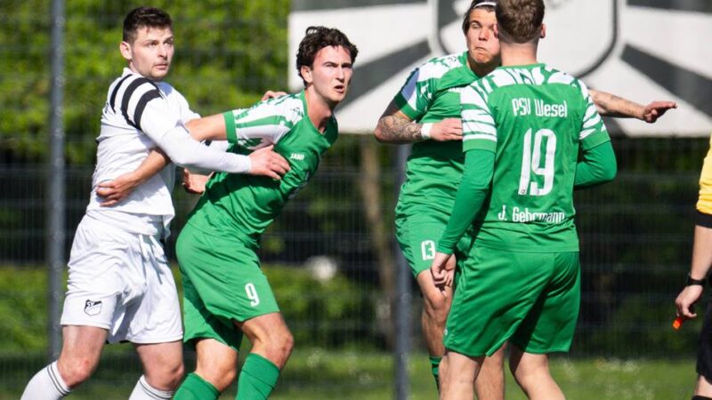 Heimpleite gegen PSV Wesel: Bitterer Rückschlag für den SV Budberg im Aufstiegsrennen