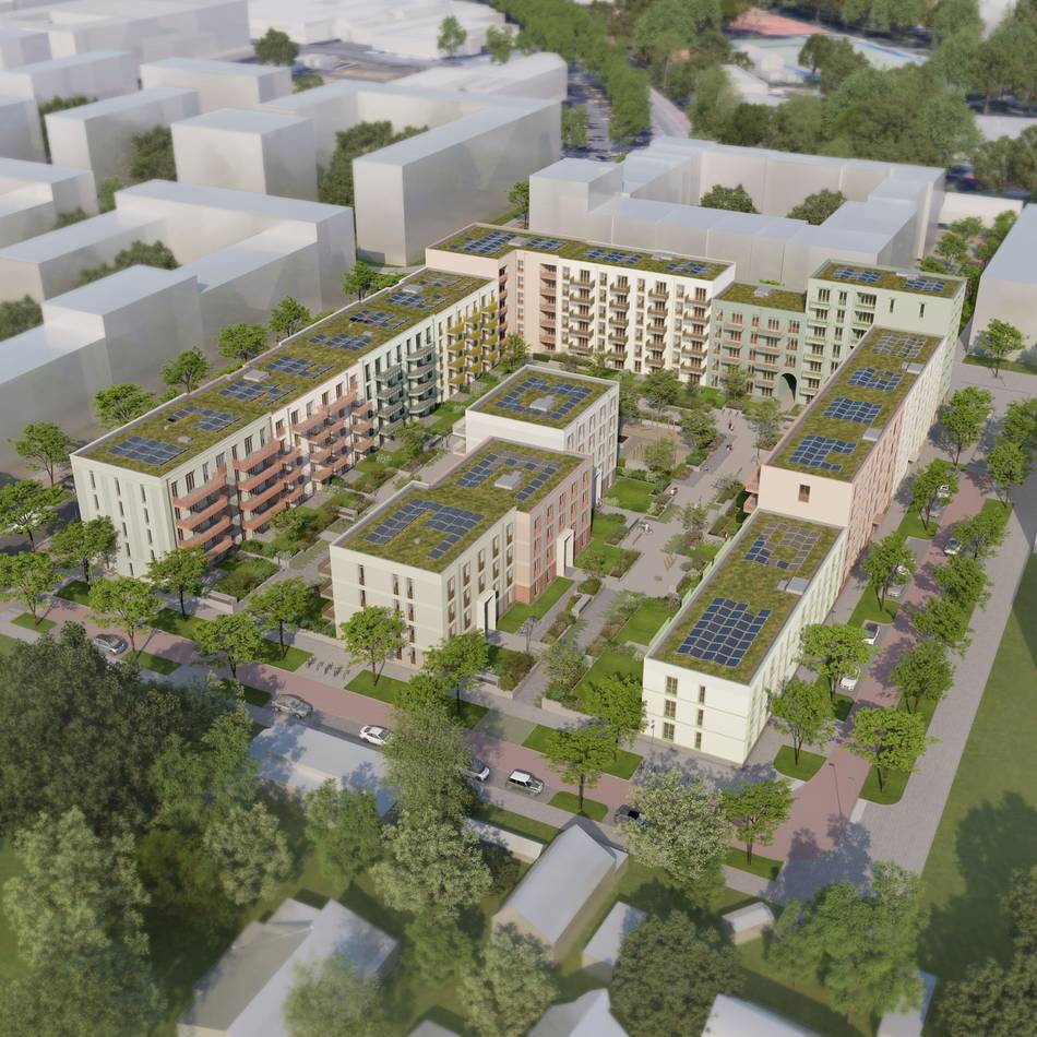 Immobilien in Düsseldorf : Baustart für 215 Wohnungen in Grafental