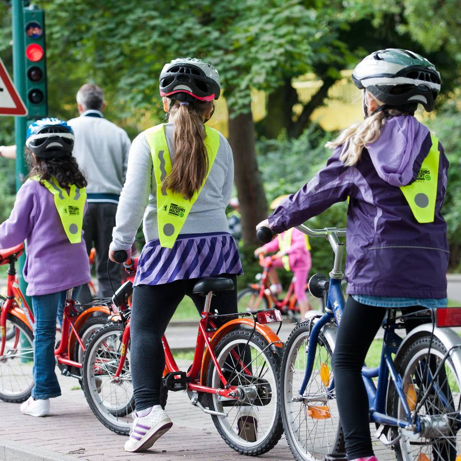 Verkehrssicherheit in Mettmann: Verkehrserziehung für Vorschulkinder der Kita Rheinstraße