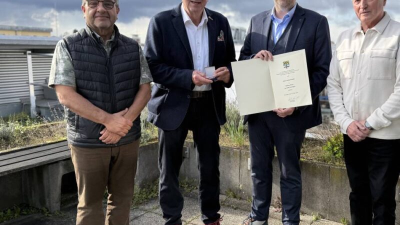 Großen Einsatz für Dormagen gewürdigt: Seltene Auszeichnung für Guido Schenk