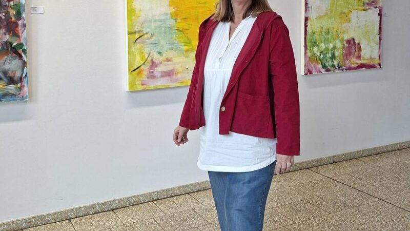 Kunst in Düsseldorf : Landschaftsmalerei auf den Fluren des Gerichts