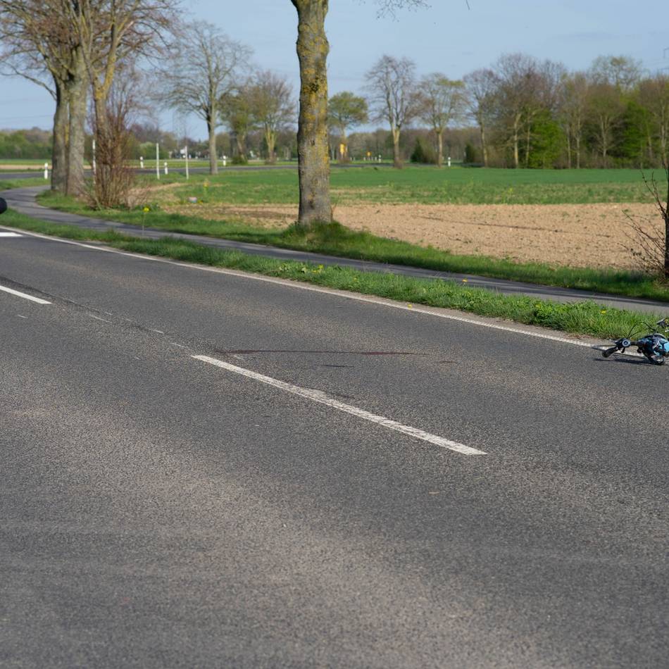 Zusammenstoß mit Motorrad: Radfahrer schwebt nicht mehr in Lebensgefahr