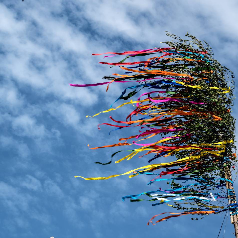 Maifeier in Kuckum: Kuckumer und Keyenberger weihen neuen Dorfplatz ein
