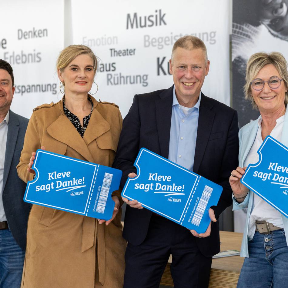 Premiere in Kleve: Stadt feiert erstmals ihre Ehrenamtler mit großem Abend